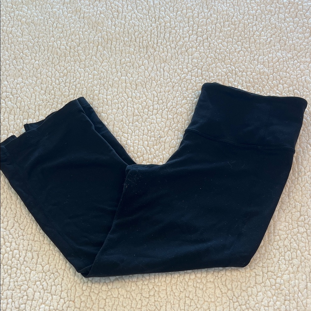Lululemon Athletica Black High-Waisted Leggings Capri